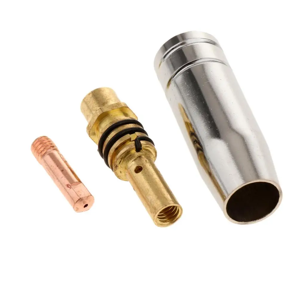 1 Piece MIG Welding Tip,1 Piece Nozzle,1 Piece Connector Rod Kit Dynamics Cutter 4