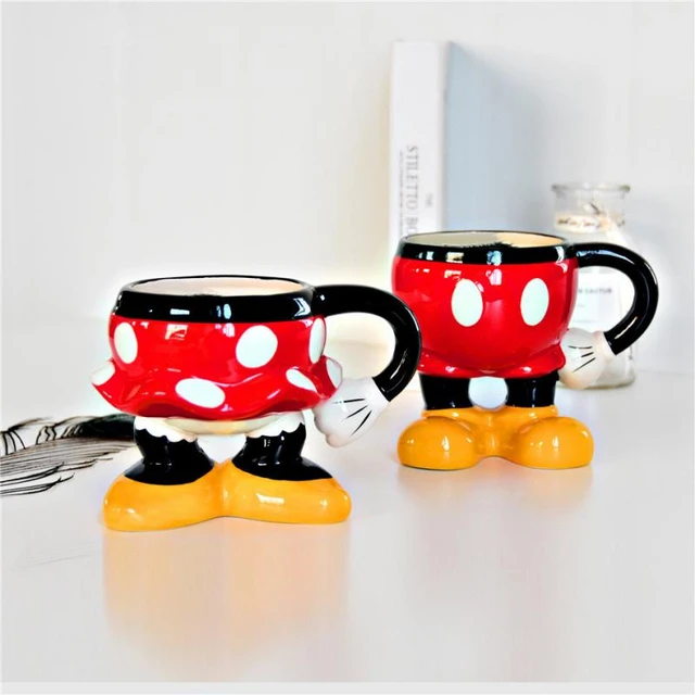 Mickey and Minnie Coffee Mugs Mickey and Minnie Mouse Half Body Coffee Mugs  