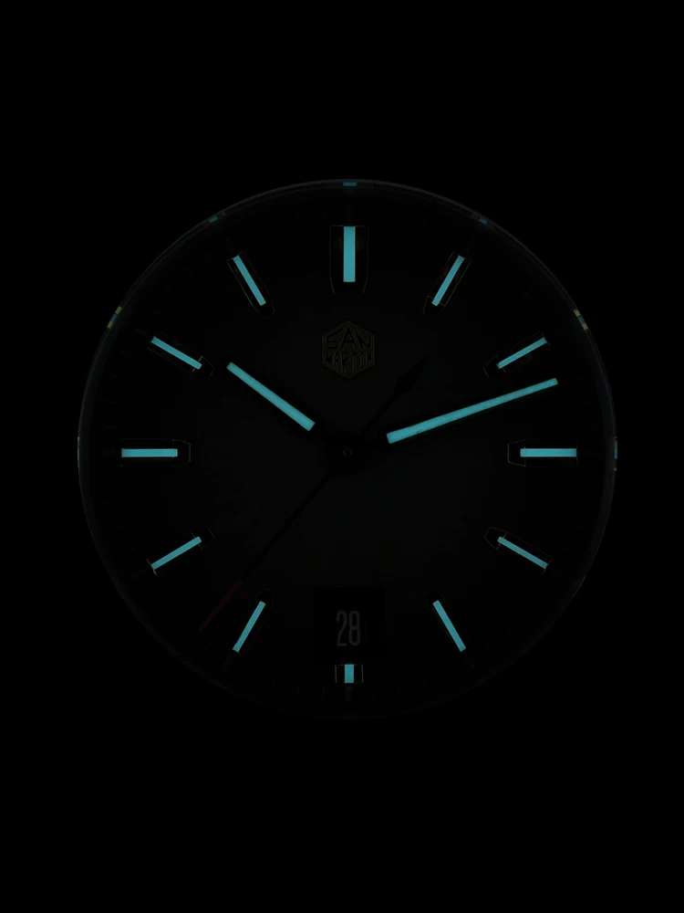 San Martin 36/39/42mm SN0144 JianZhan Dial Gada Watch Miyota 9015 Original Design Men Luxury Dress Automatic Mechanical Watches 6