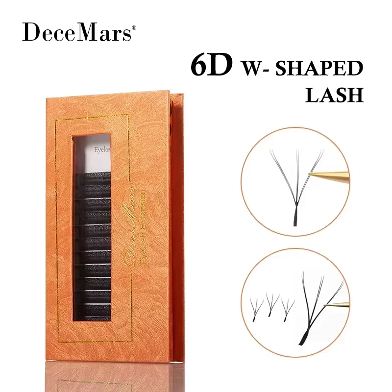 DeceMars 6D-W-förmige Wimpernverlängerung