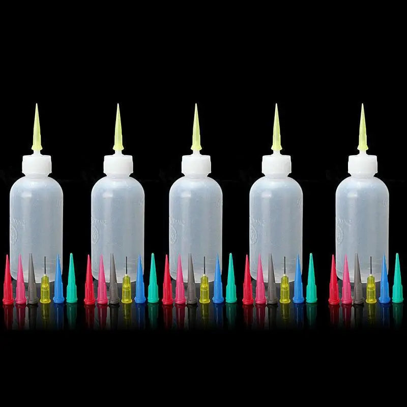Jam Squeeze Bottles 2/5pcs/Set 50ML 35 Nozzles Cake Decor Baking Pastry Drawing Tools