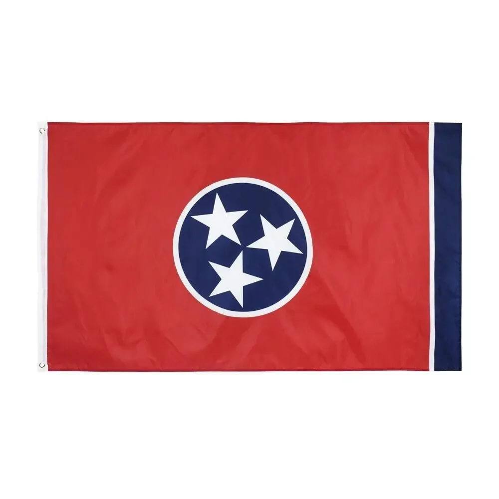 

Tennessee State Flag Premium Outdoor Embroidered Flag Banner 150*90cm Polyester