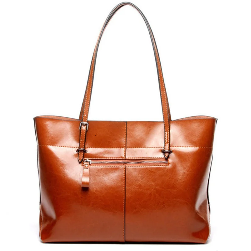 Wavlynn White Faux Leather Shoulder Bag Large Capacity For Women - Elegant Everyday Tote main image 1