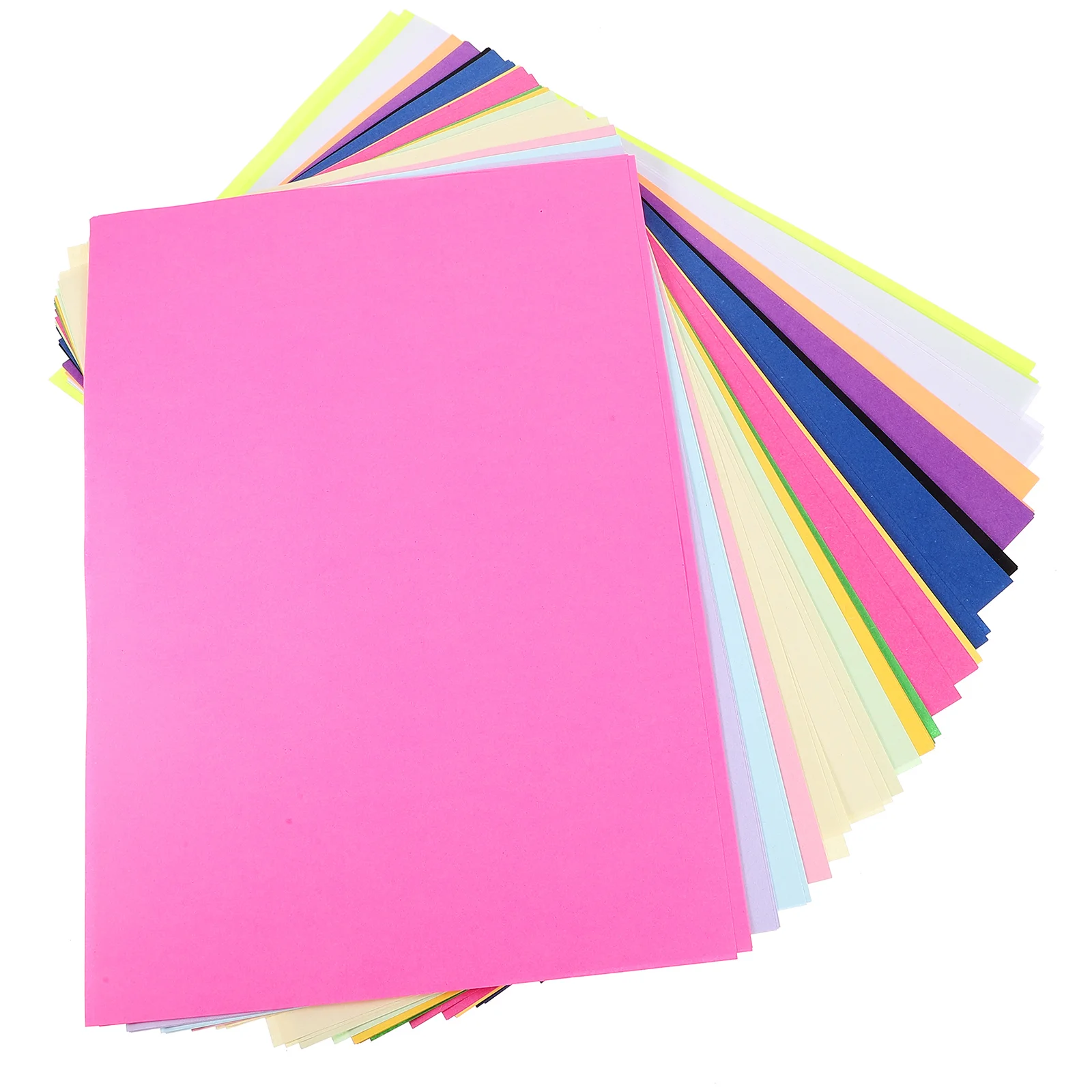 

100 Sheets Cardboard Paper White Printing Thick Printer Blank Copy Writing A4 Color Multi-function Crafts DIY