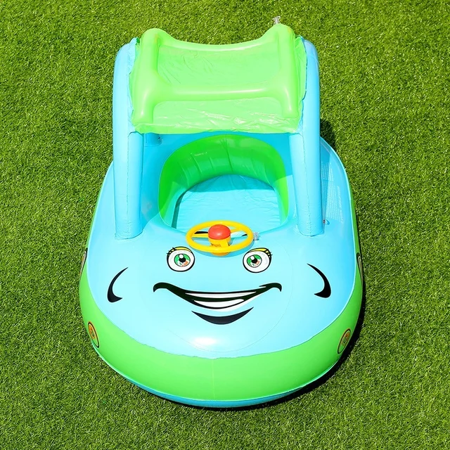 Shade Car Boat Baby Swimming Float Inflatable Infant Floating Kids Swim Pool Accessories Bathing Summer Toys Toddler Rings 1