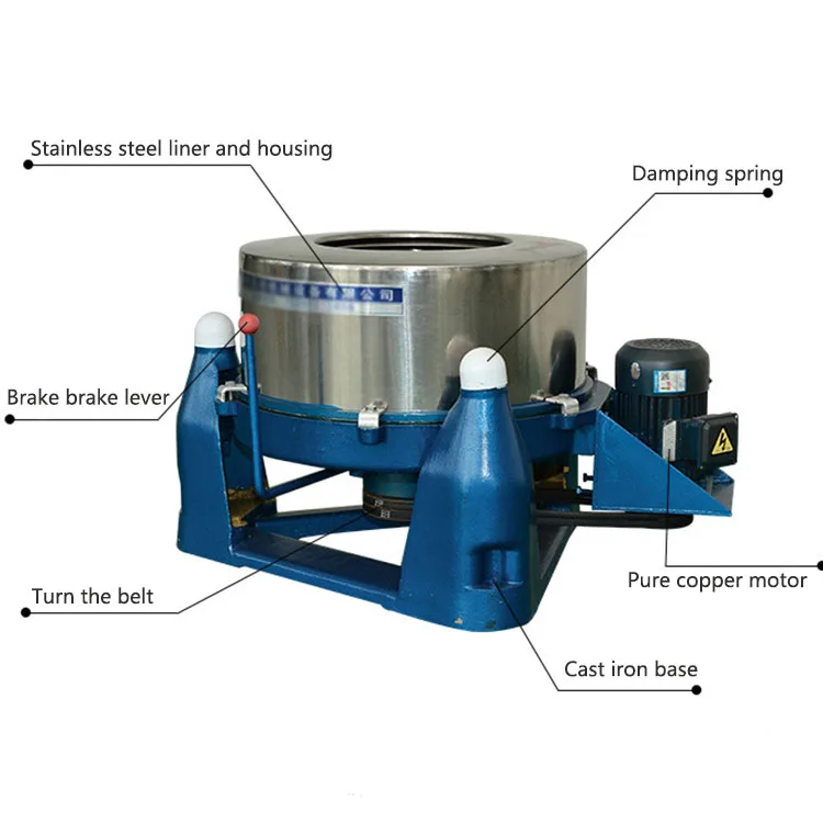 Fruit Vegetable Industrial Centrifugal Dehydrator Deoiler Spin-Drier Machine Cas