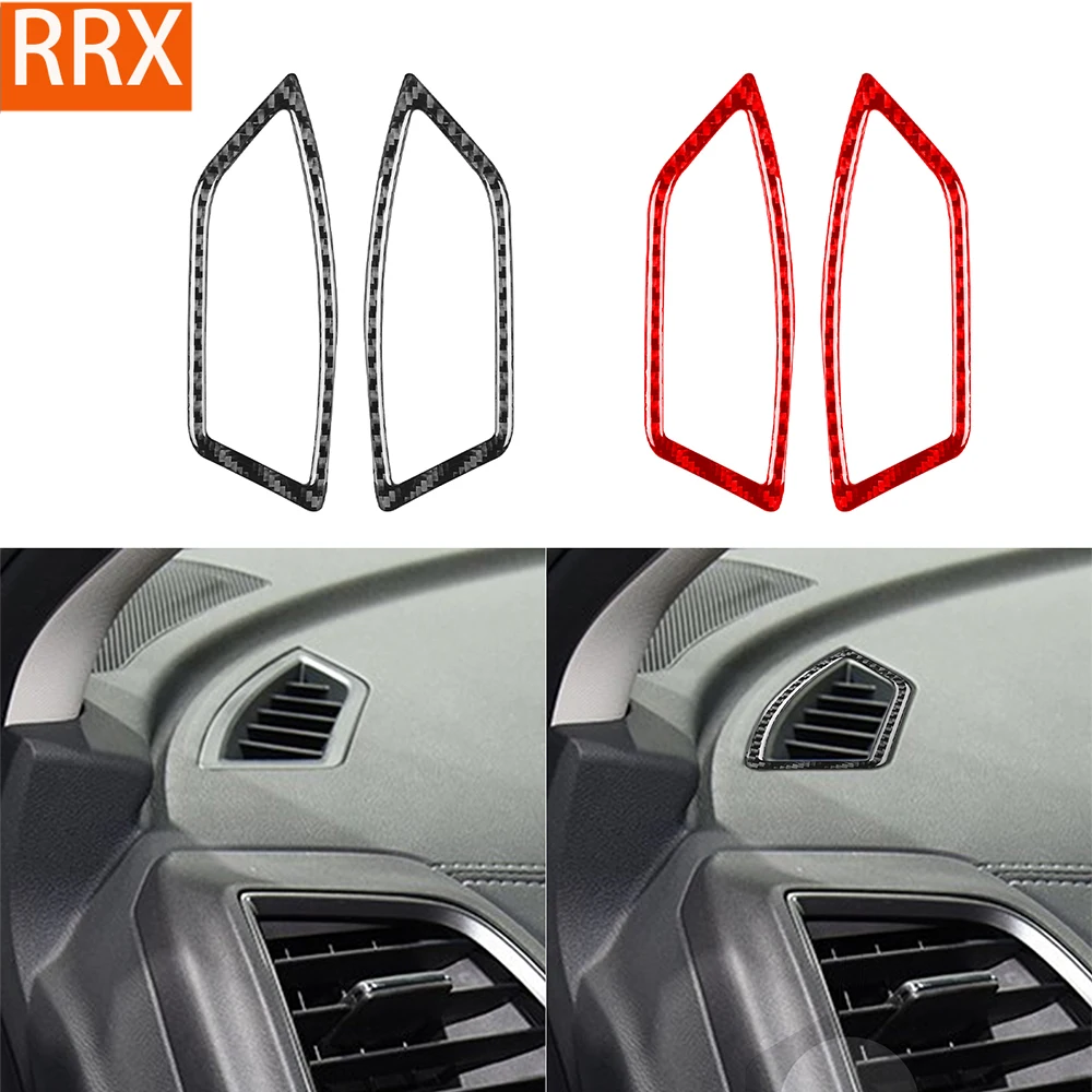 

For Subaru Impreza 2017-2022 For XV Crosstrek 2018-2022 Demisting Vent Cover Trim Real Carbon Fiber Car Innerior Accessories