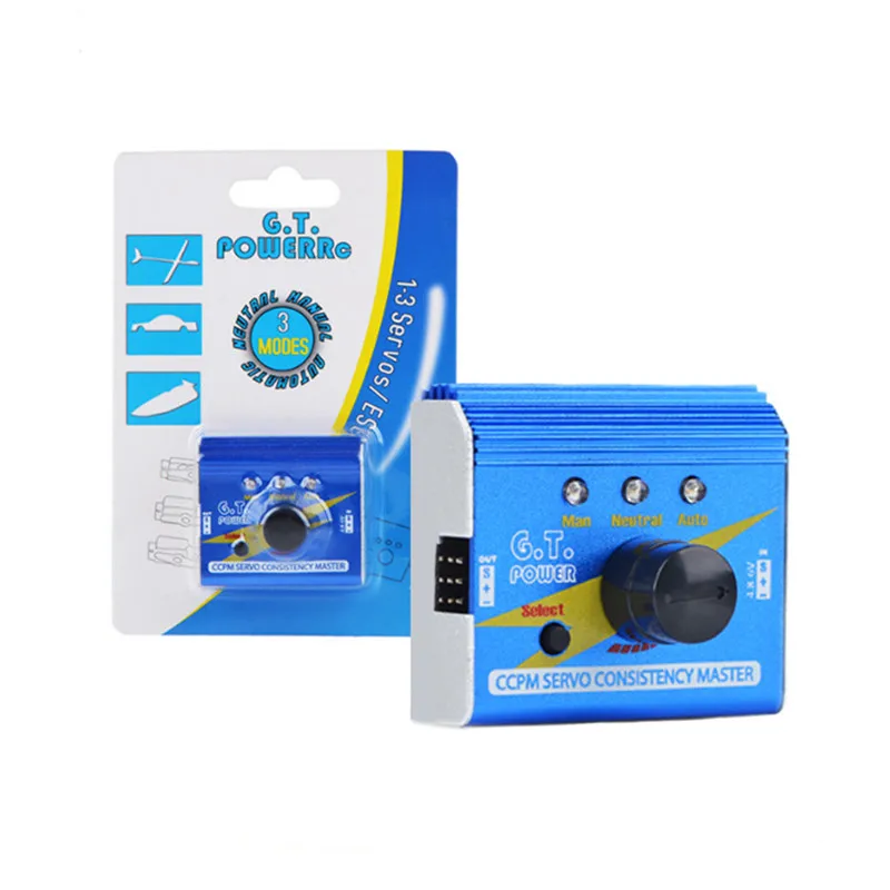 

G.T. Power Servo Tester - CCPM Servo Consistency Master 3-Channel Digita l/ Analog for R/C Plane Car Boat