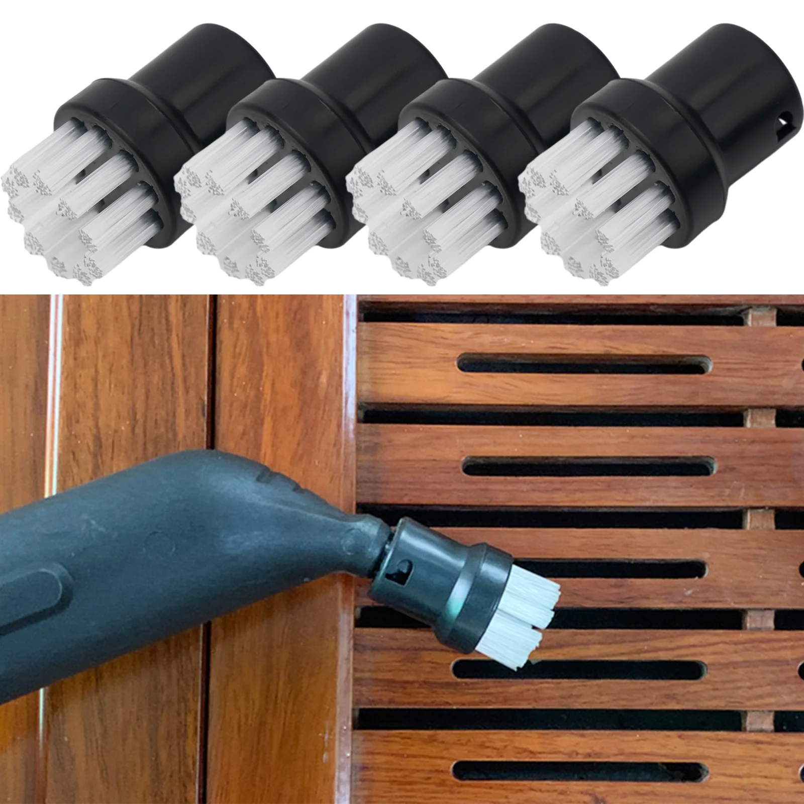 

4 шт., нейлоновые насадки-щетки для Karcher SC1 SC2 CTK10 SC3 SC4