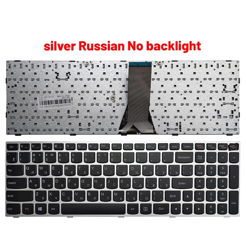 silver RU No backlit