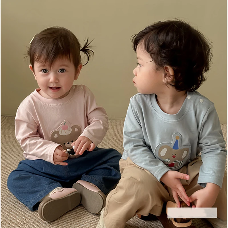 Cute Cartoon Kids T Shirt for Girls and Boys