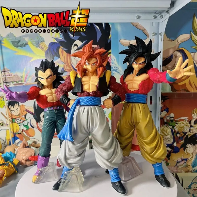 Nuovo 27Cm Dragon Ball Ssj4 Vegeto Figura Super Saiyan 4 Son Goku Anime Figure Gk Pvc Figurine Statua Modello Collezione Giocattoli Regalo