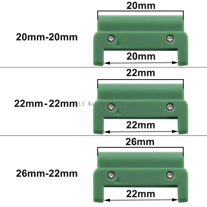 Versatile Quick Fit Watch Band Adapter Set - Lightweight End Link Accessories (2-Pack)