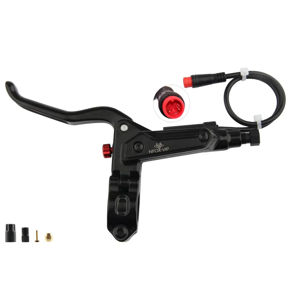 NFOX 2A Neue GT267 Ölscheibe Power Off Bremsgriff 3-polig Geeignet für Elektro-Skateboard-Fahrrad 2-poliger Griffstangenzubehör – Detail 16
