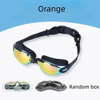 ARENA Adult Men Women HD Anti-Fog Coating Silicone Swimming Goggles, Indoor and Outdoor with Prescription Lenses