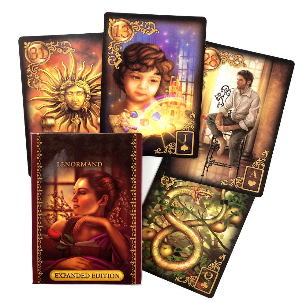 

New Oracle Tarot Cards Lenormand Expanded Edition Board Deck Palying Party Game