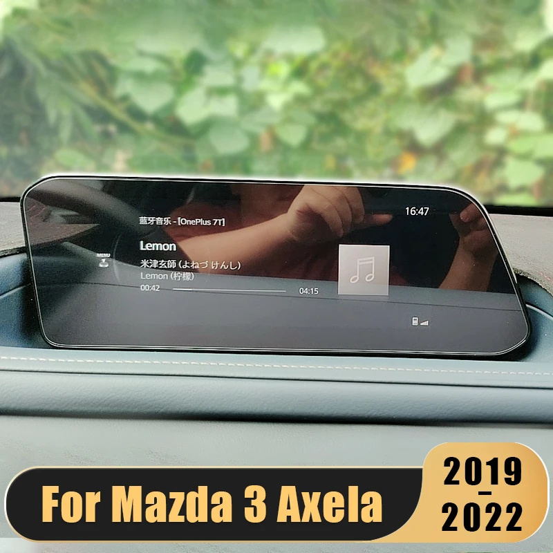 

For Mazda 3 Axela 2019 2020 2021 2022 Tempered Glass Car Navigation Protector Touch Display Instrument Screen film Anti Scratch