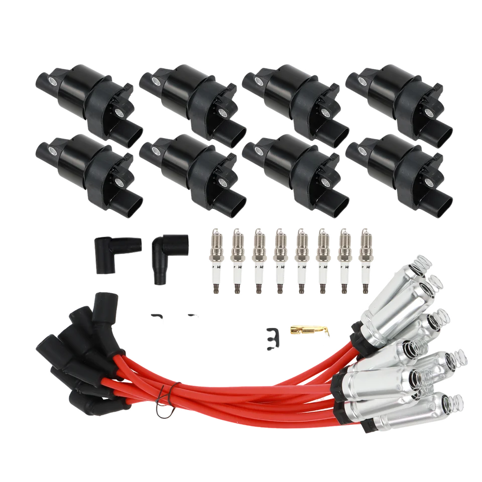 8X Ignition Coil & Iridium Spark Plugs & Wires FOR Chevy GMC 5.3 - Foto 8