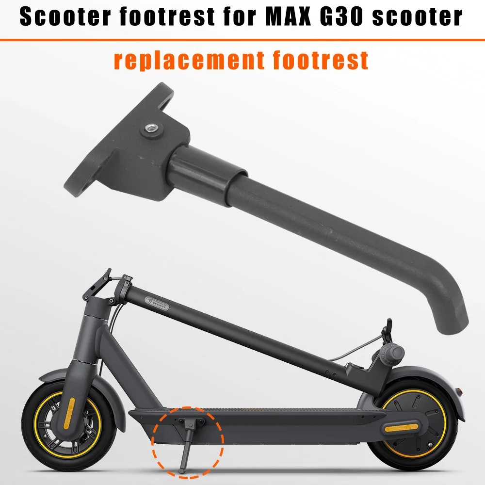 Description Picture 4 of itemParking Stand Kickstand Extended For Segway Ninebot MAX G30 G30D Electric Scooter Foot Support Holder Replace 15/18CM Length