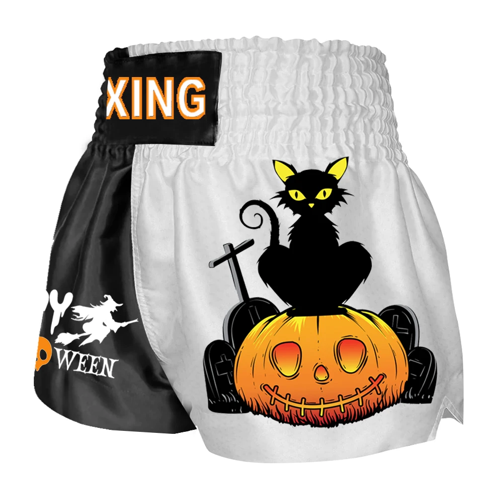 Muay Thai Boxing Shorts for Men's Women's Kids Teenagers Kickboxing Fighting MMA Trunks Sanda Grappling Bjj Training Short Pants
