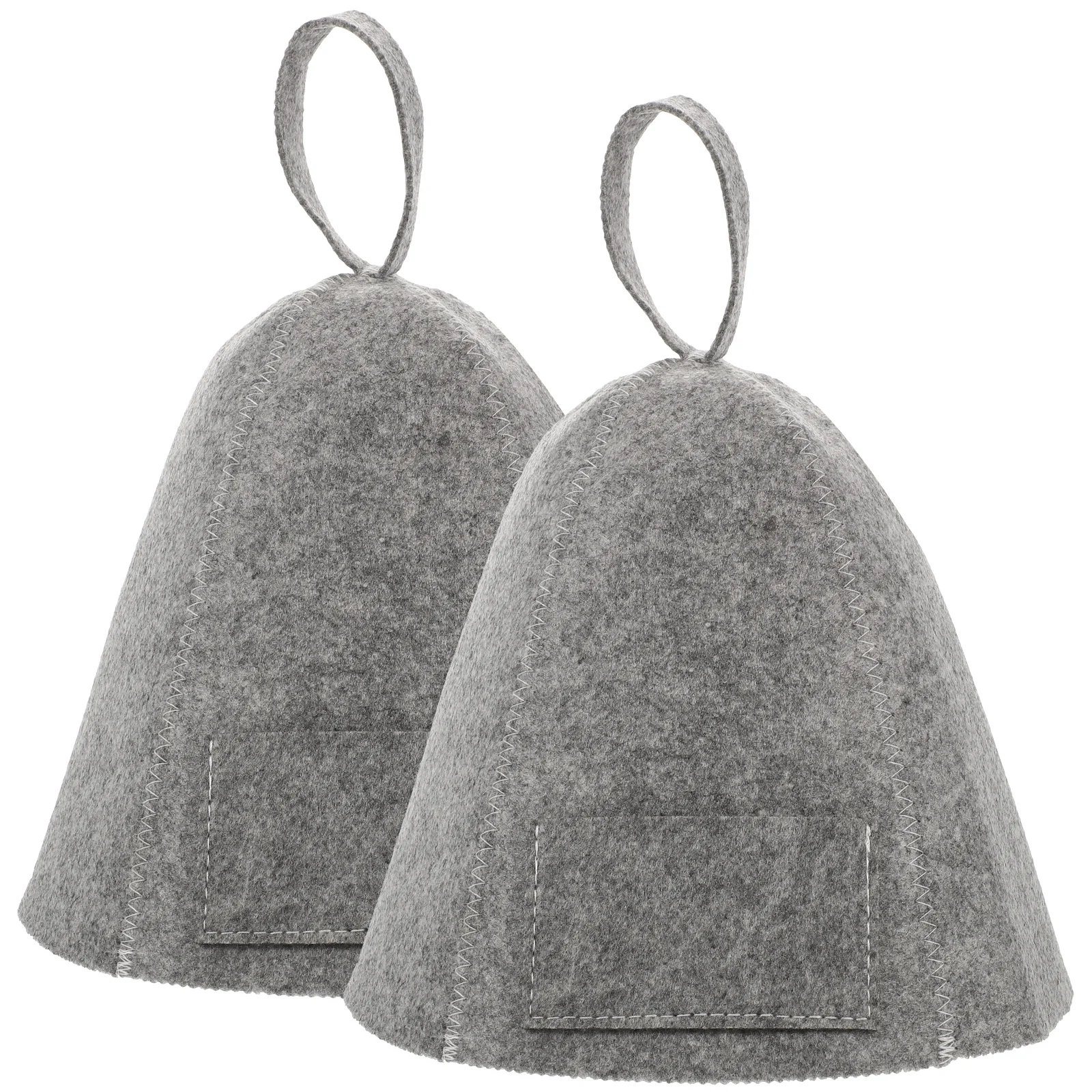 

2 Pcs Shower Cap Women Caps Bath Conditioner Scarf Bathing for Travel Large Felt