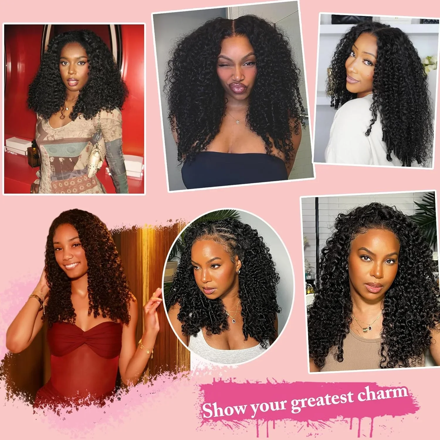 Extensioni di Capelli Umani Ricci Burmesi 100% Pre-Separate 12A Brasiliane Vendita all'Ingrosso - immagine 6