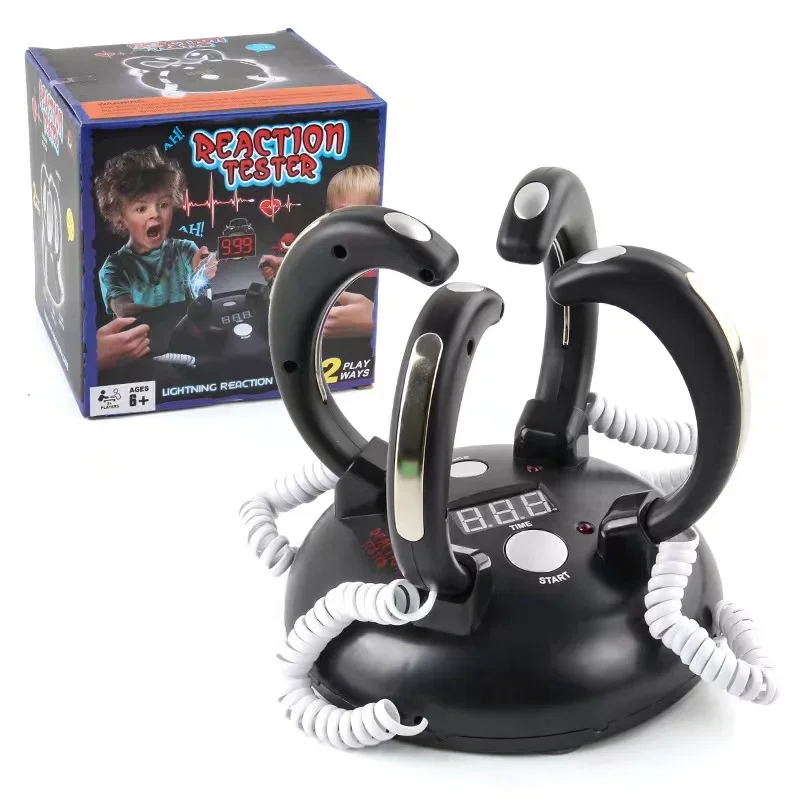 Tabletop Decompression Micro-shock Party The Truth or Dare Lie Detector Finger Electroshock Decompression Toy