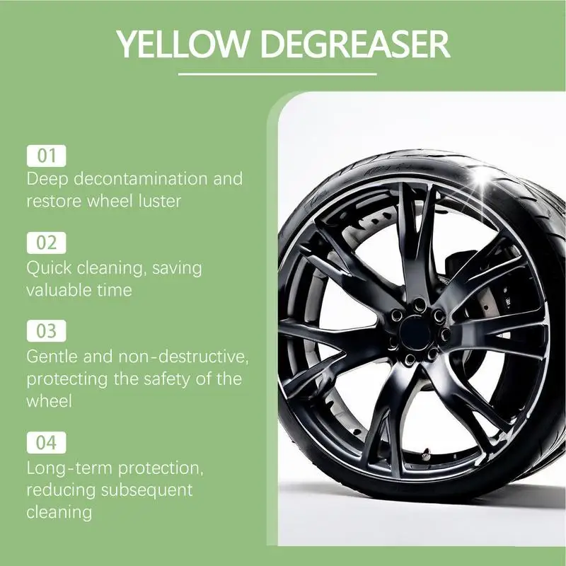 Car Tire Shine Spray Wheel Rust Remover Professional Car Detailing Wheeltire Cleaner Cleaning Tools 120ml For Gentle