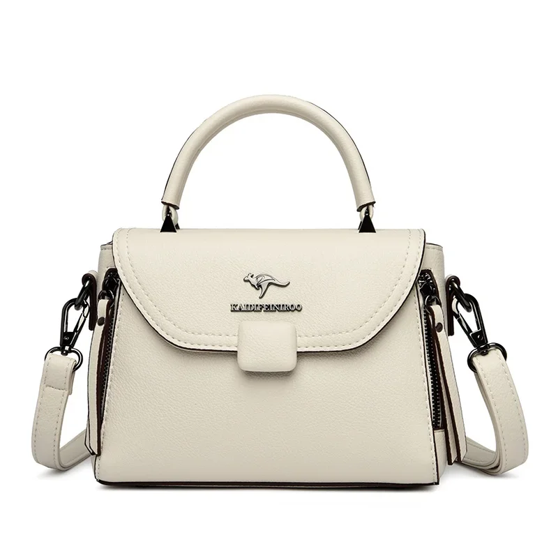 حقيبة نسائية متقاطعة للجسم مصنوعة من الجلد الناعم،...