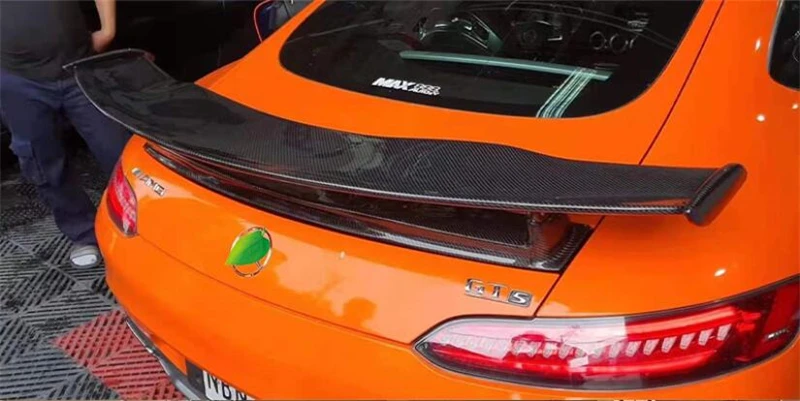 For Mercedes Benz AMG GT GTS GTC 2015-2023 Real Carbon Fiber Spoiler REAR WING TRUNK LIP SPOILERS High Quality GTR Splitters 26 - Racext For Mercedes Benz AMG GT GTS GTC 2015-2023 Real Carbon Fiber Spoiler REAR WING TRUNK LIP SPOILERS High Quality GTR Splitters - - Racext 25