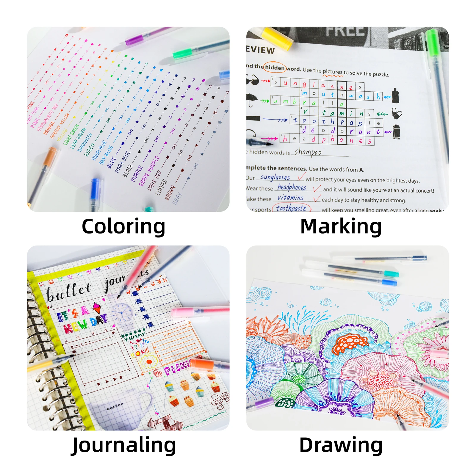 Bullet Journal Gel Pens Leuchtturm1917 Drehgriffel Gel Pen Bullet