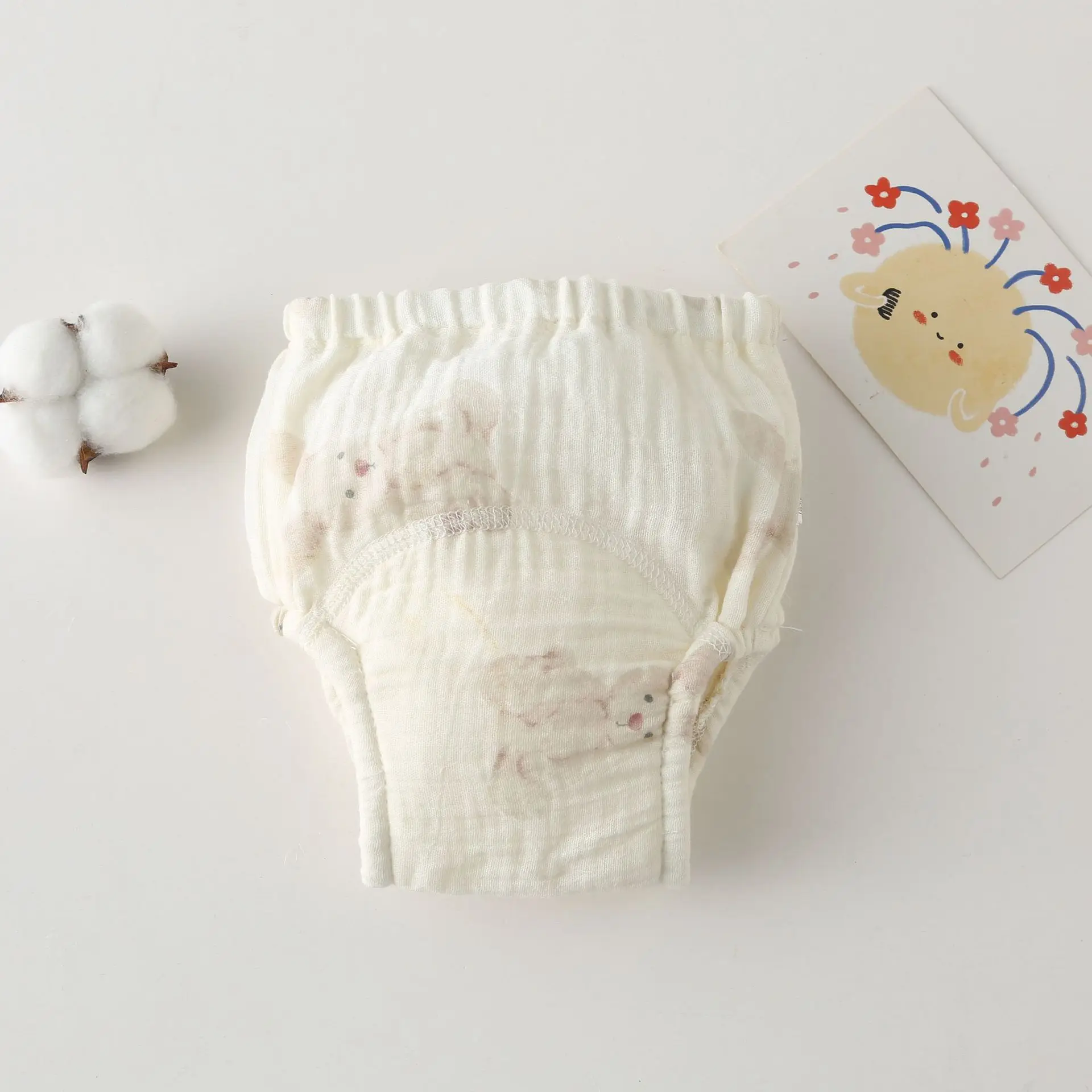 Cotton Baby Waterproof Reusable Training Shorts and Nappies