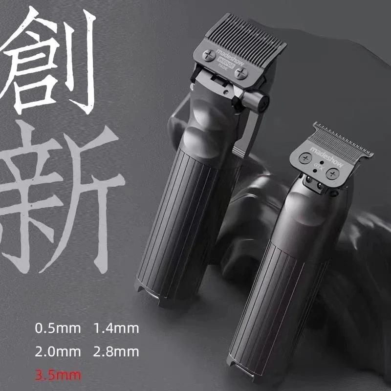 MADESHOW 남성용 무선 헤어 클리퍼 세트, M8f M9, 이발사용 이발 키트 페이드