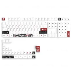 Anime - Inspired Japanese Layout PBT Keycap Set - Cherry Profile, Dye - Sublimation, 134 Keys (New yuki aim)