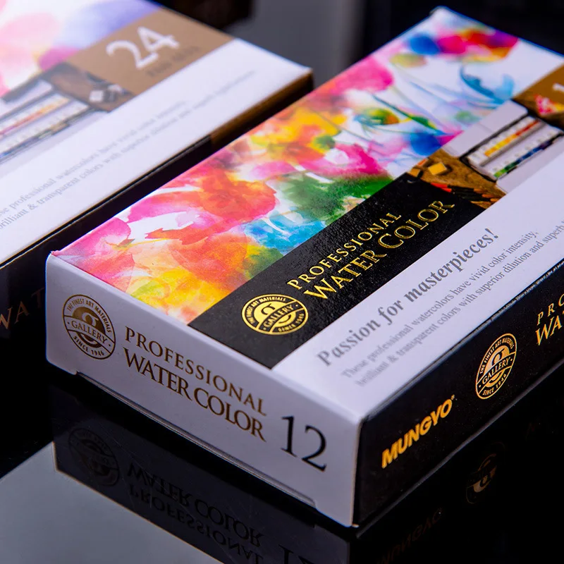 Watercolor Paint Sets Metal Box Oil Painting Pigment