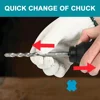 20MM Brushless Electric Rotary Hammer Drill Rechargeable Cordless Electric Hammer Home Repair Power Tools For Makita 18V Battery 5