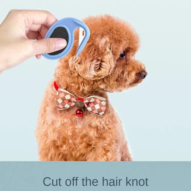Pet Knot Comb Kitten Puppy Hair Fur Shedding Grooming Carding Trimmer Blade Comb Cat Dog Scissors Dogs Accessories Pets Supplies