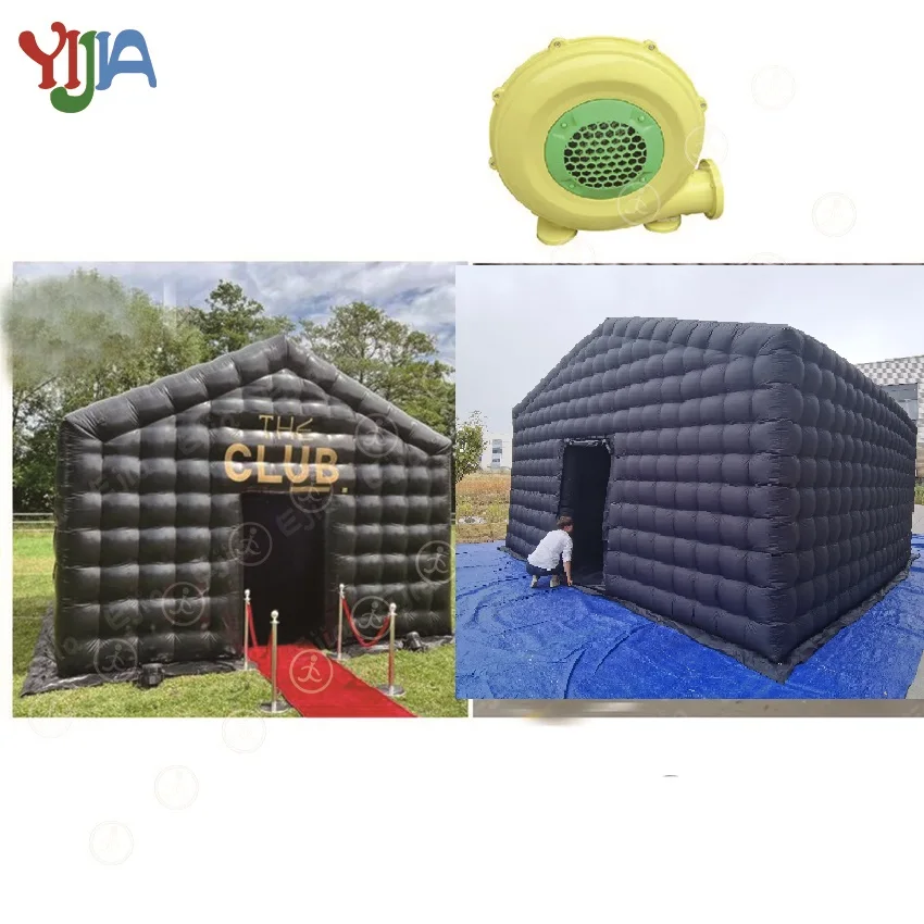 

Commercial Custom Portable LED Disco Lighting Mobile Night Club Tent Inflatable Cube Party Tent Inflatable Nightclub