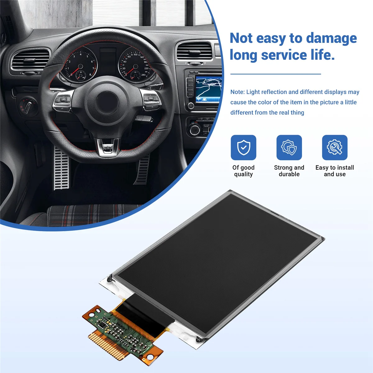 LCD Gauge Display Screen L5F30709P03 for A1 Superb Instrument