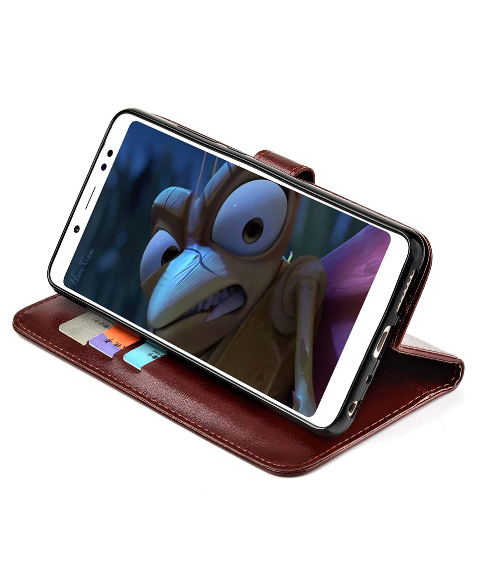 Leather Phone Wallet Case with Stand - Flip  Cover