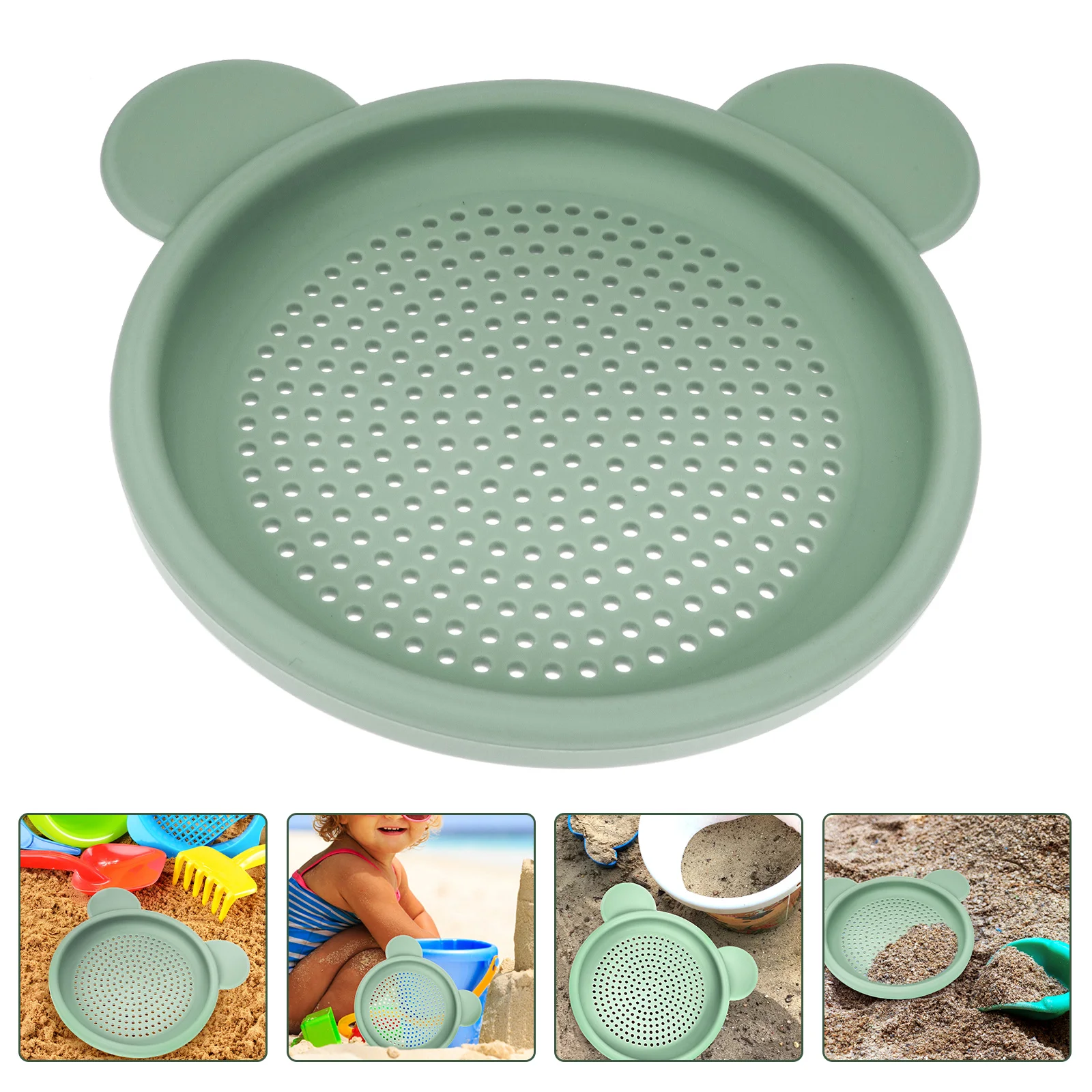 

Hourglass Toy Kids Plaything Sand Sieve Toys Sieves for Beach Sifter Beaches Tray Strainer Children’s