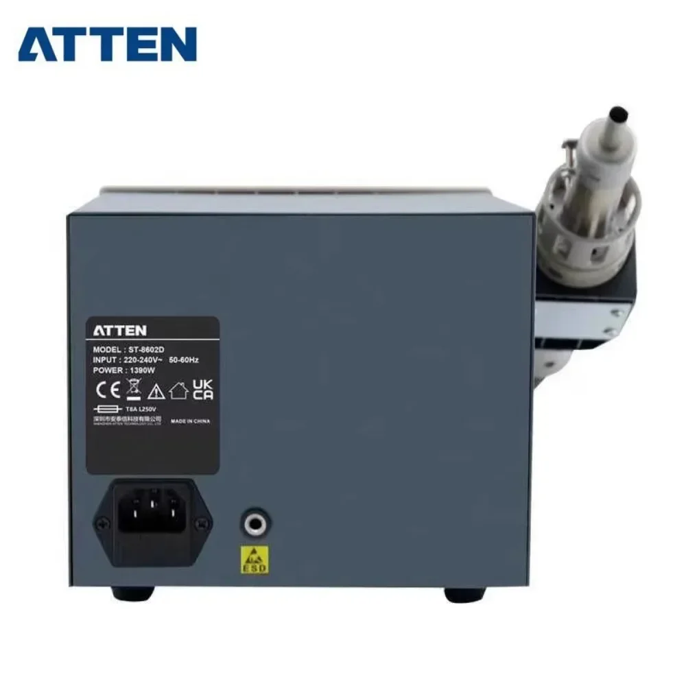 ATTEN ST-862D Update Version ST-8902D 1300W 2 IN 1 Digital Rework Station Hot Air Gun 90W Soldering Iron Solder Station 110/220V