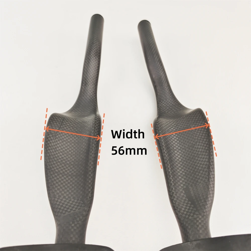 Description Picture 6 of itemNew Special-Shaped Clamp Road Fixed Gear Bike Triathlon Time Trial 3K Full Carbon Bicycle Extended TT Rest Handlebar Carbon Bar