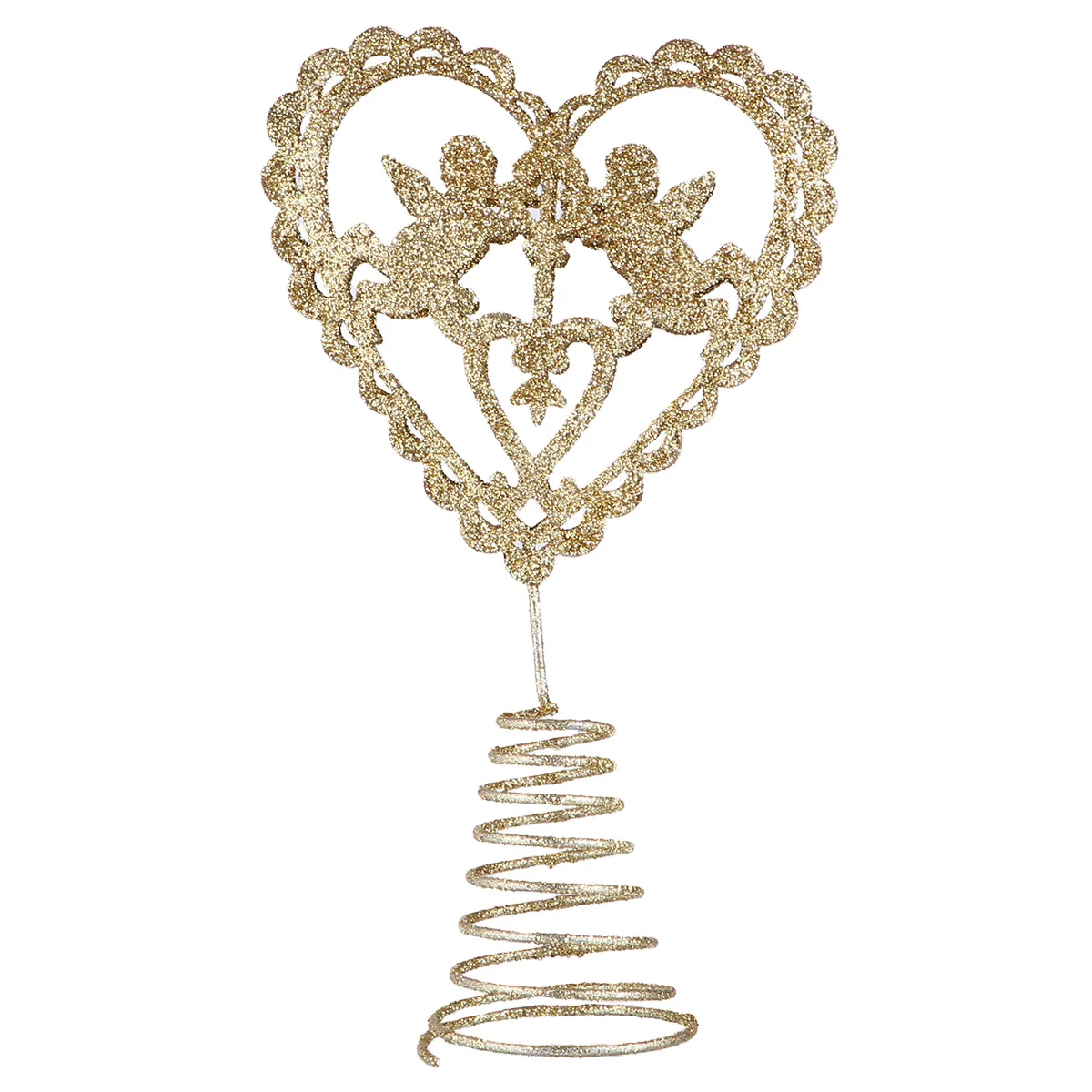

1Pc Christmas Tree Decoration Topper Star Tree Topper Tree Ornament (Golden)