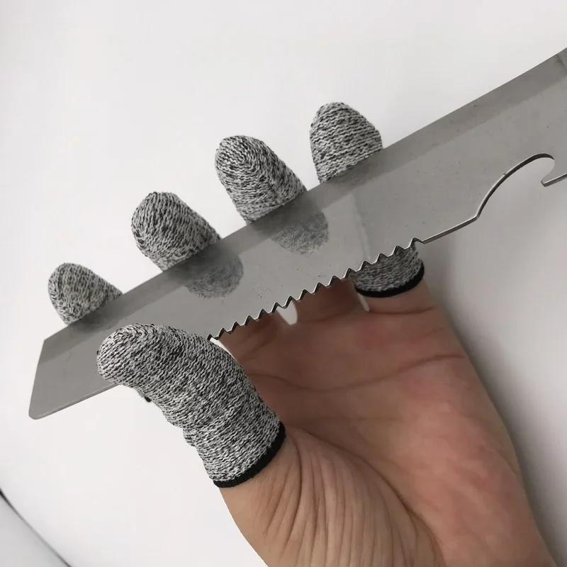10 Pcs Anti-cut Finger Protector Finger Cover Kitchen Tool Thumb Knife Picker Cover F Protection Cutting Gadgets finger protector,finger guard