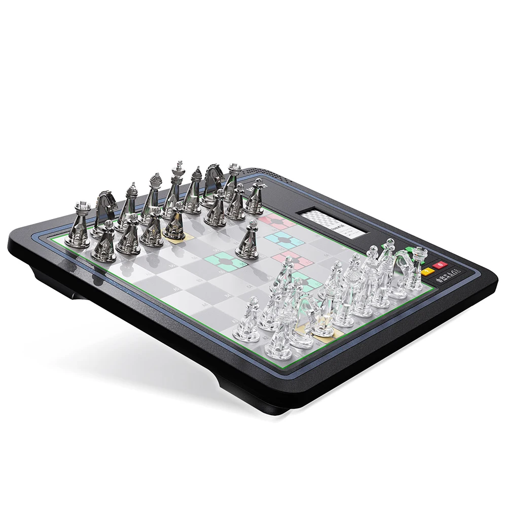  Electronic Chess Sets Vonset M986 Magnetic Electronic Chess  Board Chess Computer Chess Game Travel Chess for Kids and Adults Toys Gift  to Practice Chess Learn Chess for Beginners : Toys 