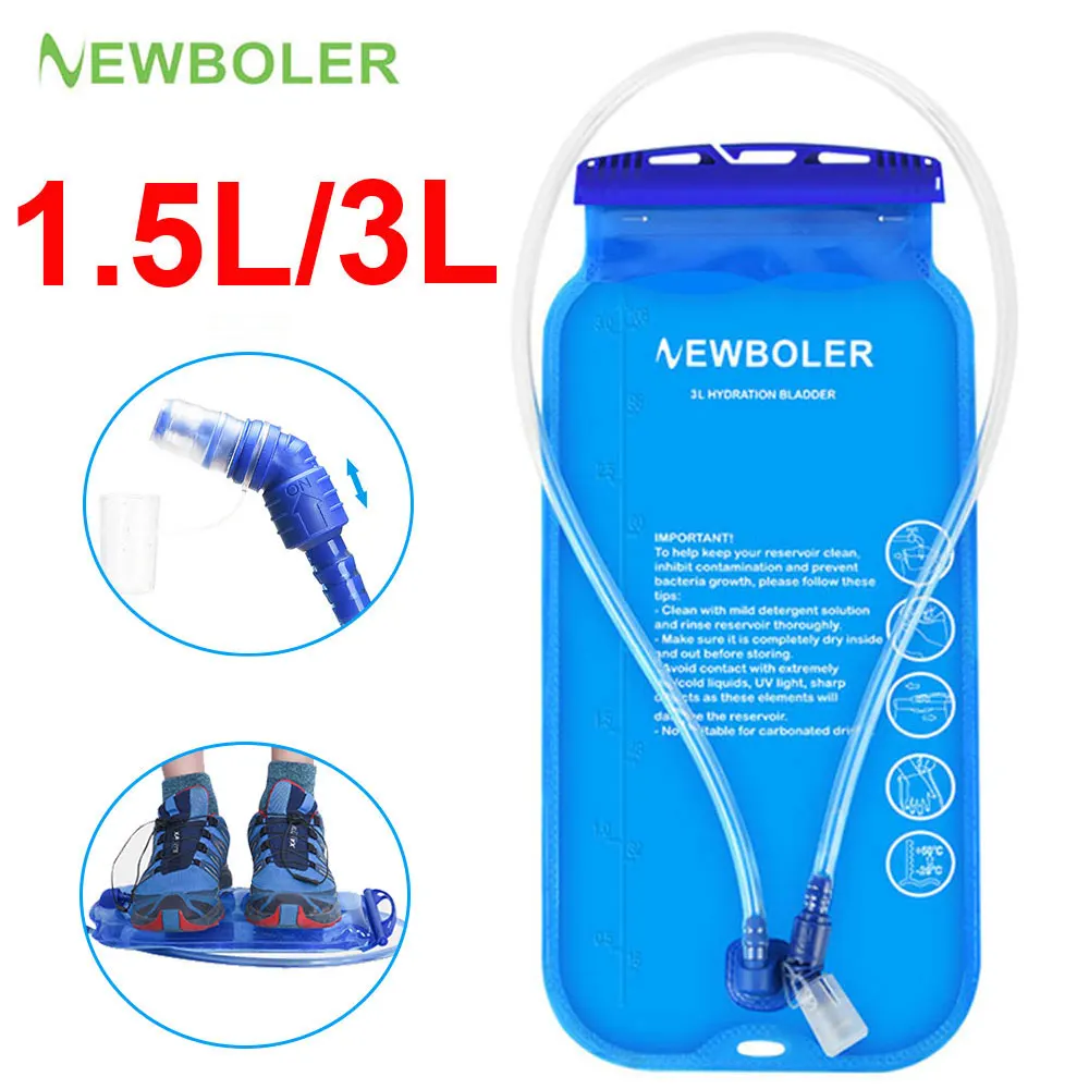 NEWBOLER BPA-Free Hydration Pack Water Bladder – Versatile Storage Bag for Running and Outdoor Adventures