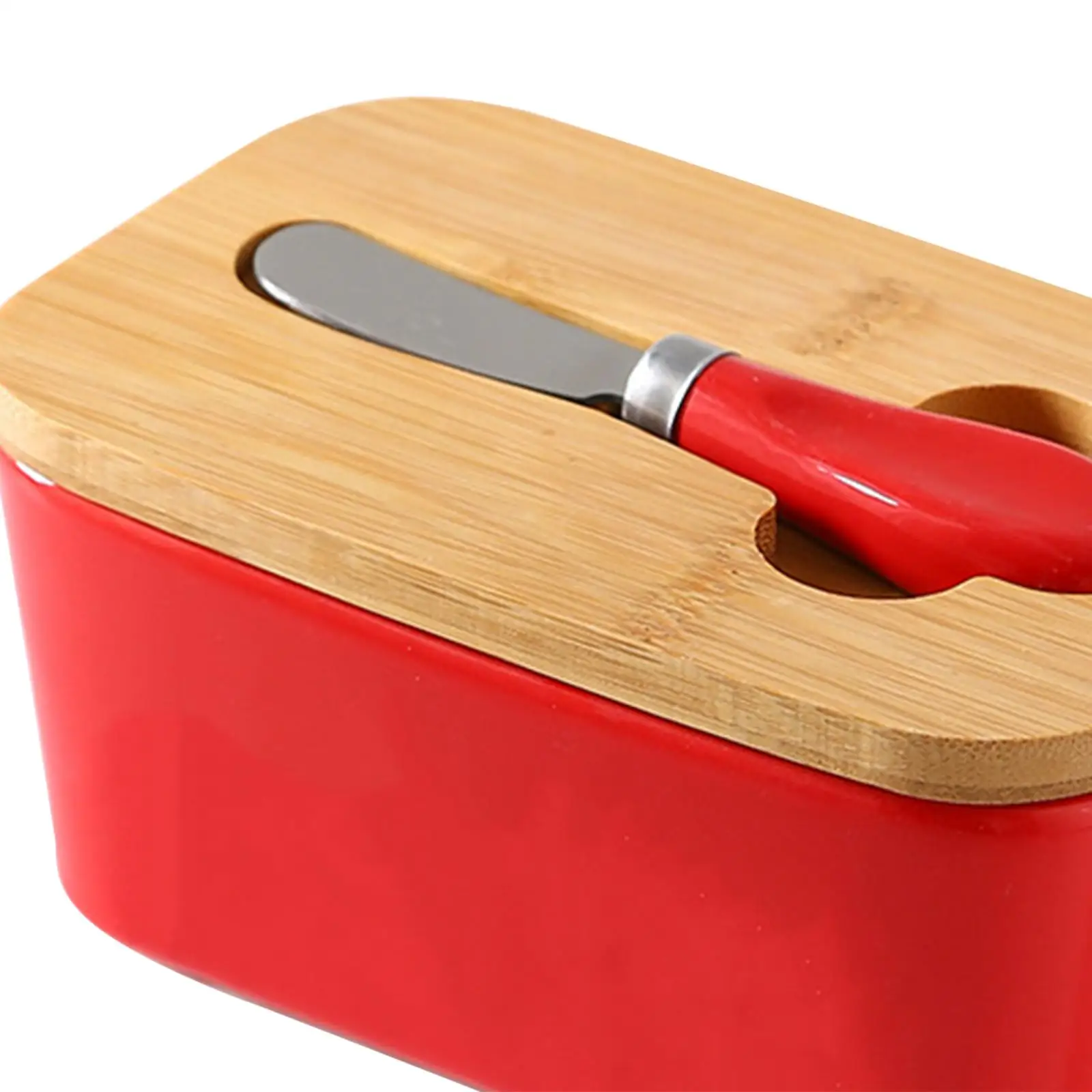 Cheese Butter Storage Box Cheese Box Multiuse Preservation Ceramic Butter Dish