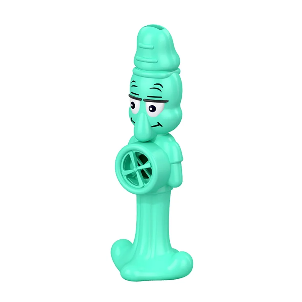 문어 모양 Kazoo 플루트 끈 경량 뮤지컬 휘파람 장난감 어린이 성인을위한 휴대용 플라스틱 악기