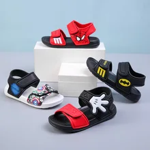 

2022 New Fashion Cool Spiderman Disney Children Sandals Summer Hook&Loop Kids Shoes Leisure Girls Boys Toddlers Shoes
